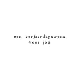 Kaart Ik Pak Je In - Verjaardagswens