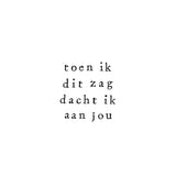 Kaart Ik Pak Je In - Dacht Aan Jou