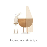 Kaart Klein Liefs - Hoera Een Kleintje - Wiegje