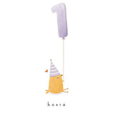 Kaart Klein Liefs - Hoera - Eén jaar