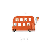 Kaart Klein Liefs - Hoera - Dubbeldekker Bus