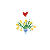 Kaart Yon - Bloemen In Vaas