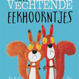 Kartonboekje - Twee Vechtende Eekhoorntjes