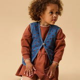 Lil Atelier Denim Gilet Hartjes