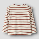PRE-ORDER - Lil Atelier Longsleeve Streep - Maple Syrup