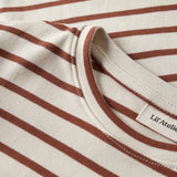 PRE-ORDER - Lil Atelier Longsleeve Streep - Maple Syrup