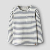 Lil'Atelier Longsleeve Soft Slim fit Streep - Turtledove
