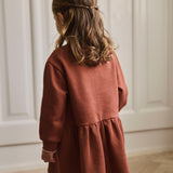 Lil'Atelier Loose Sweater Dress - Maple Syrup