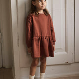 Lil'Atelier Loose Sweater Dress - Maple Syrup