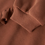 Lil Atelier Loose Sweater Ruches - Maple Syrup