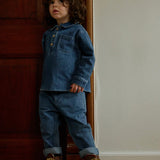 Lil'Atelier Loose Jeans - Dark Blue Denim