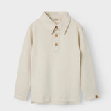 Lil'Atelier Polo - Slim Fit - Offwhite