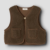 Lil'Atelier Teddy Gilet - Teak