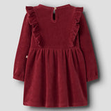 Lil'Atelier Velours Jurk - Red