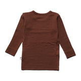 Lille Barn Longsleeve Merinowol - Cinnamon