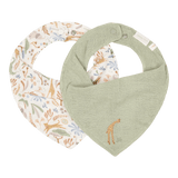 Little Dutch 2-Pack Slab Bandana's - Safari Wonders/Groen