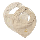 Little Dutch Set Van 2 Bandana Slabs - Pure Soft Beige