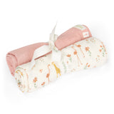 Little Dutch 2-Pack Hydrofiele Doeken 70x70cm - Blooming Safari/Roze