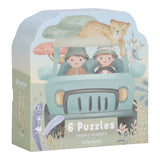 Little Dutch 6 Puzzels - Safari Friends