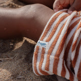 Little Dutch Badstof Singlet + Short - Ocean World Brown