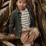 Little Dutch Toddler Blouse - Olive Green
