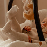 Little Dutch Gebreide Broek Met Voetjes Soft Beige