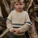 Little Dutch Toddler Gebreid Trui - Warm Taupe