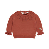 Little Dutch Toddler Gebreide Trui - Deep Berry