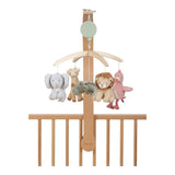 COMING SOON - Little Dutch Houten Muziekmobiel - Safari Friends