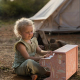 COMING SOON - Little Dutch Houten Piano - Roze - Safari Friends