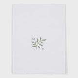 Little Dutch Laken Geborduurd - Blueberry Leaves