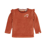 Little Dutch Toddler Longsleeve Ribstof - Deep Berry