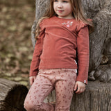 Little Dutch Toddler Longsleeve Ribstof - Deep Berry