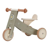 Little Dutch Houten Loopfiets Driewieler - Olive