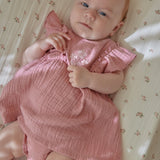 Little Dutch Newborn Set Jurk Met Broekje Pink Blush