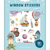 Little Dutch Raamstickers - Jim & Friends