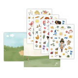 Little Dutch Raamstickers - Rosa & Friends