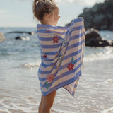 Little Dutch Strandlaken - Dreamy Purple Stripe