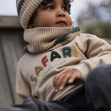 Little Dutch Toddler Gebreide Sjaal - Warm Taupe