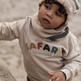 Little Dutch Toddler Sweater - Warm Taupe