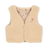 Little Dutch Toddler Teddy Gilet - Vanilia