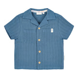 Little Dutch Toddler Blouse Korte Mouw Indigo