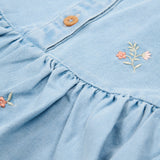Little Dutch Toddler Denim Jurk Korte Mouwen