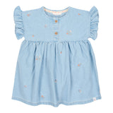 Little Dutch Toddler Denim Jurk Korte Mouwen