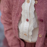 Little Dutch Toddler Gebreid Vestje Shimmer Rouge