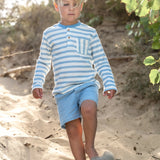 Little Dutch Toddler Longsleeve Steel Blue Stripe
