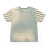 Little Dutch Toddler T-shirt Forest Green Stripe