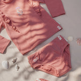 Little Dutch Zwemshirt Lange Mouwen - Dreamy Pink Sparkle