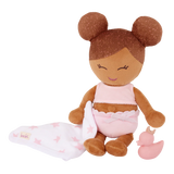 Lullababy Badpop Meisje Bruin Haar Met Accessoires