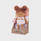 Lullababy Badpop Meisje Bruin Haar Met Accessoires